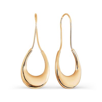 

Серьги из красного золота Линии Любви, Серьги Т100026469