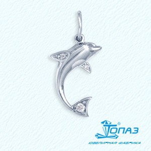 

Подвеска с фианитами Линии Любви, Подвески и кулоны Т302031586
