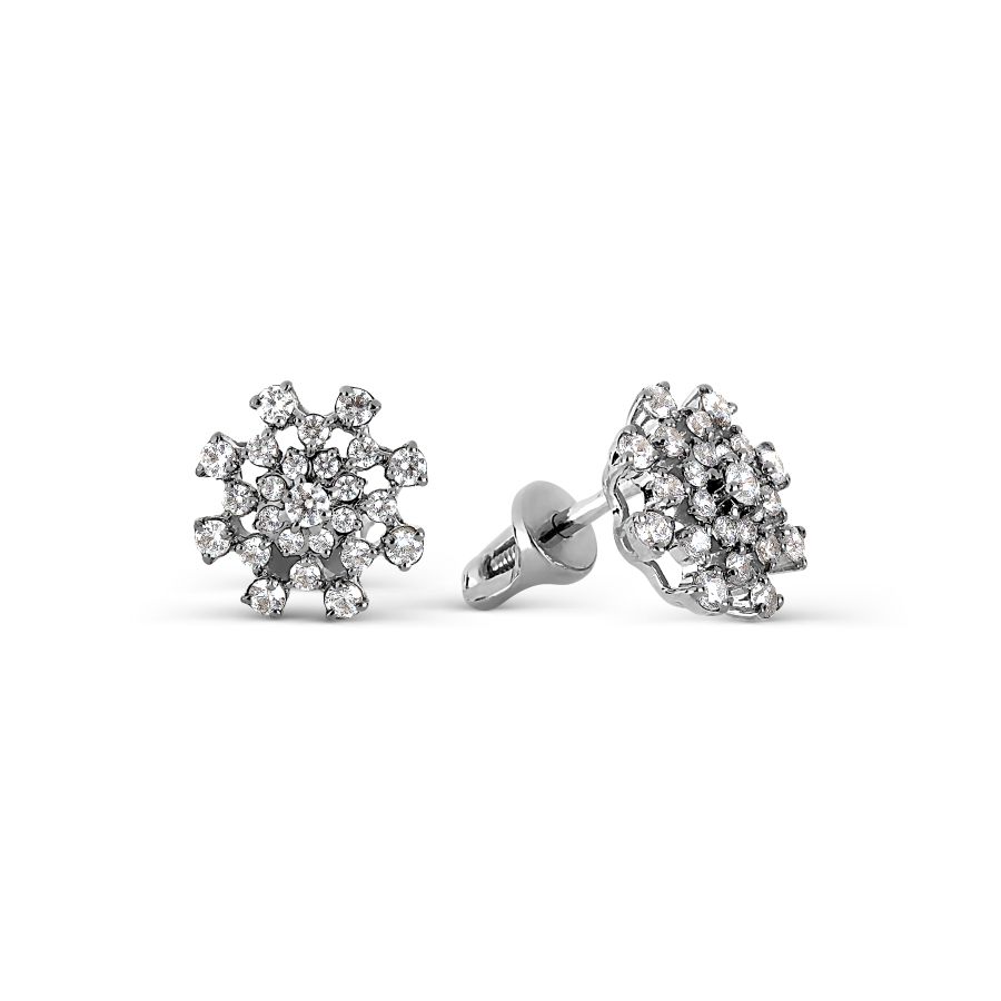 

Серьги с Swarovski Zirconia Линии Любви, Серьги Т302027072