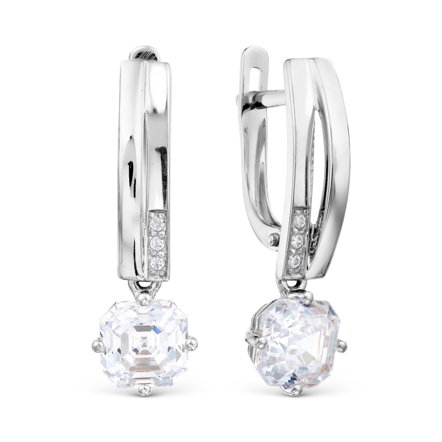 

Серьги с Swarovski Zirconia Линии Любви, Серьги Т307028758