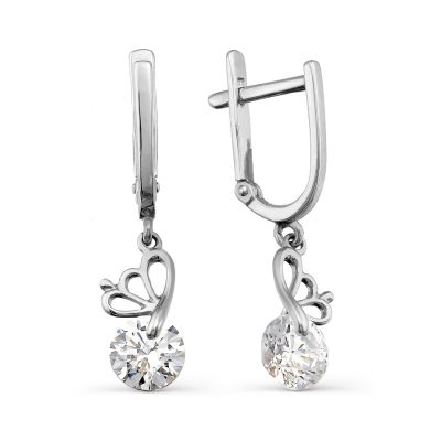 

Серьги с фианитами Premium Линии Любви, Серьги Т302027539