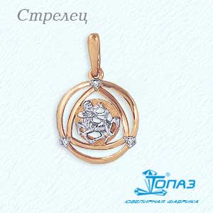 

Подвеска с фианитами Линии Любви, Подвески и кулоны Т142031995