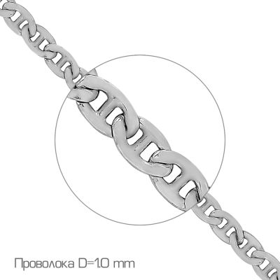 

Цепочка из серебра Линии Любви, Цепь Ц1ТР07РО020100