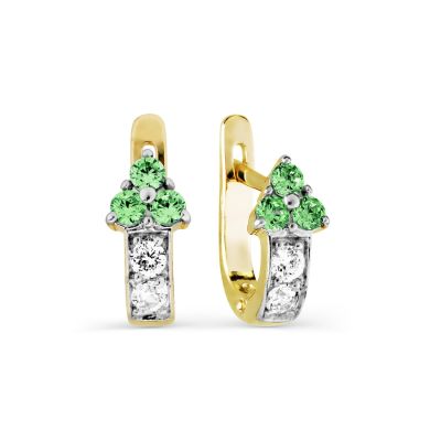 

Серьги с фианитами Линии Любви, Серьги Т942026372-03