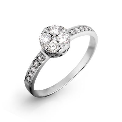 

Кольцо с бриллиантами Линии Любви, Кольцо Т301016373