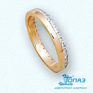 

Кольцо с фианитами Линии Любви, Кольцо Т14201881-20,5