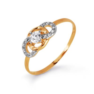 

Кольцо с Swarovski Zirconia Линии Любви, Кольцо Т147017169