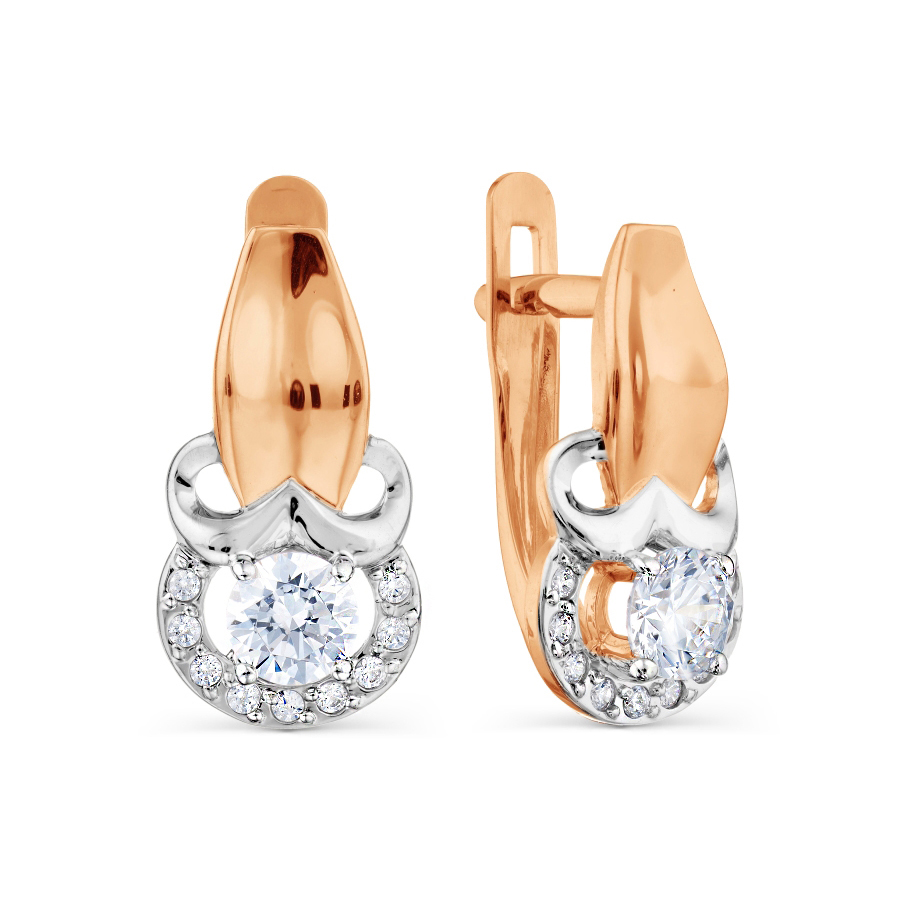 

Серьги с Swarovski Zirconia Линии Любви, Серьги Т147028950