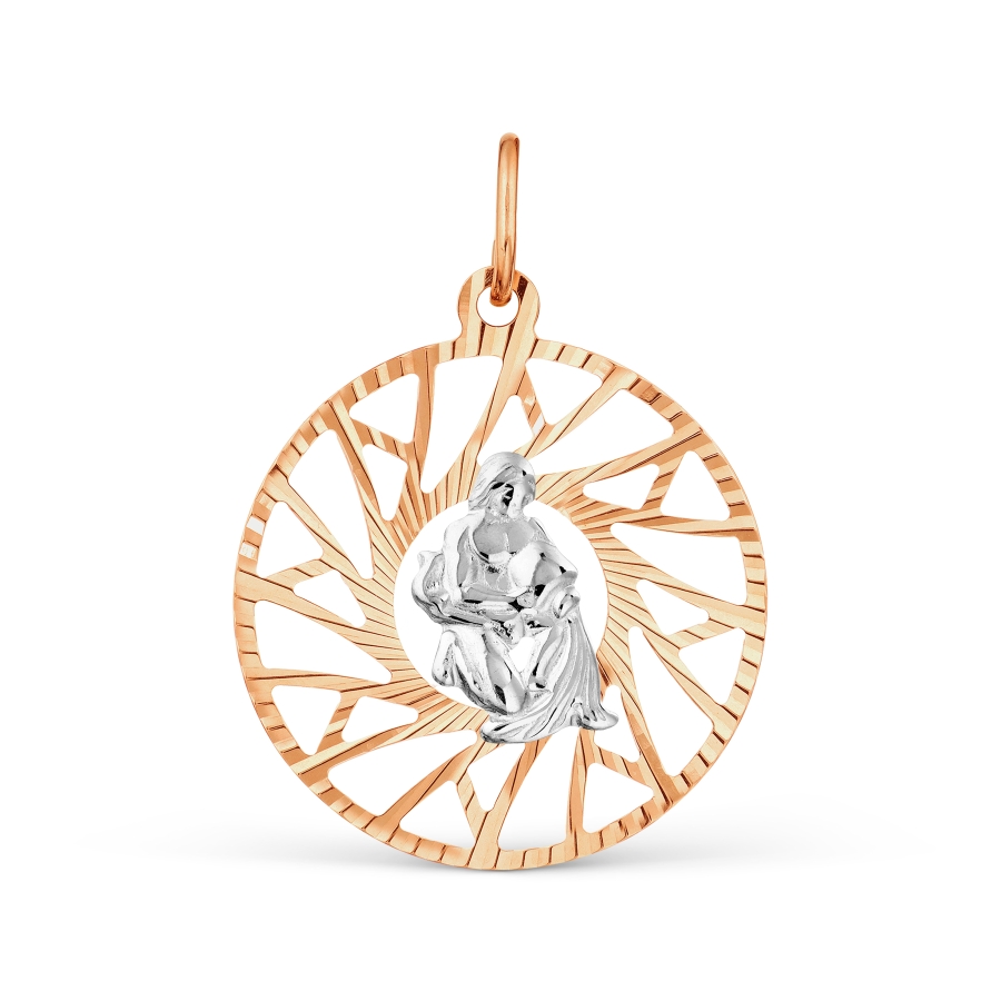 

Подвеска из красного золота Линии Любви, Подвески и кулоны Т130634829