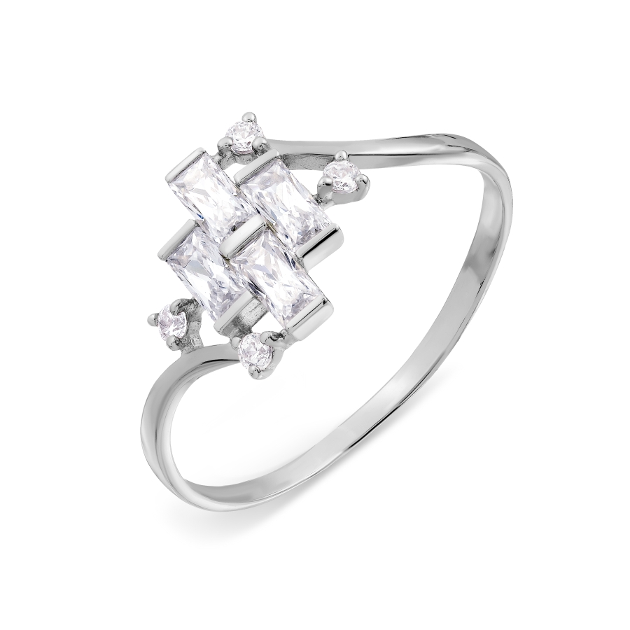 

Кольцо с Swarovski Zirconia Линии Любви