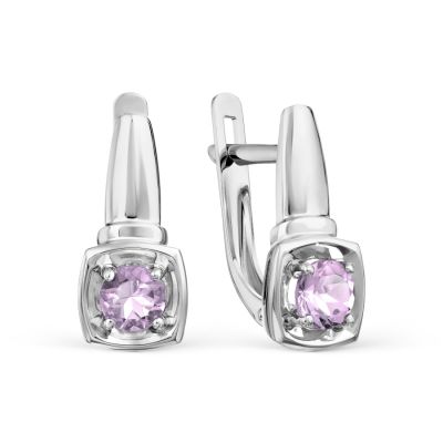 

Серьги с аметистами Линии Любви, Серьги Т30102Б171