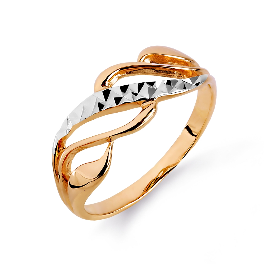 

Кольцо из красного золота Линии Любви, Кольцо Т24061369