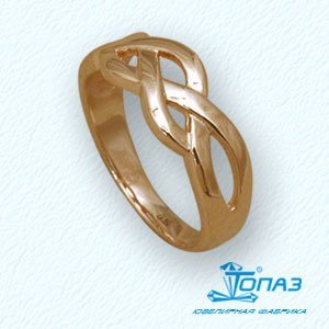 

Кольцо из красного золота Линии Любви, Кольцо Т10001449