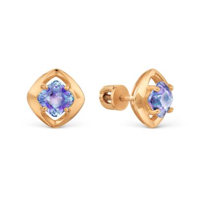 

Серьги с фианитами Premium Линии Любви, Серьги Т10202Б194-01