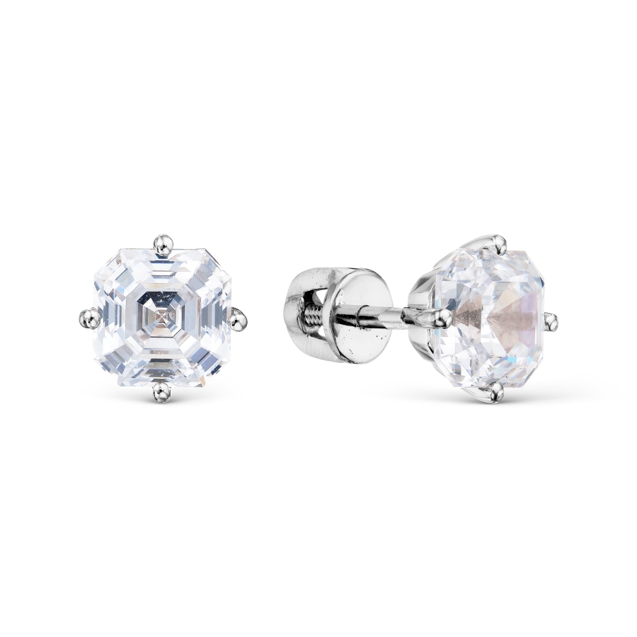 

Серьги с Swarovski Zirconia Линии Любви, Серьги Т302028759