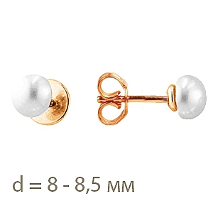 

Серьги с жемчугом Линии Любви