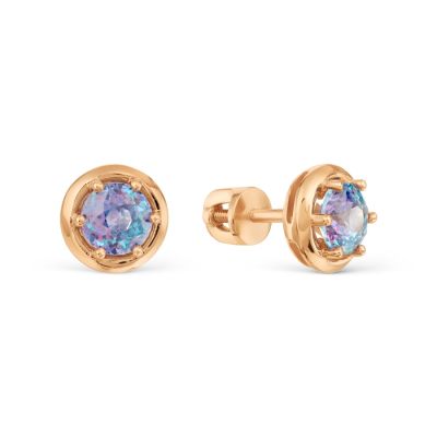 

Серьги с Swarovski Zirconia Линии Любви, Серьги Т10202Б189