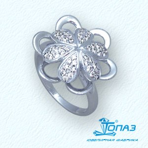 

Кольцо с фианитами Линии Любви, Кольцо Т332011222
