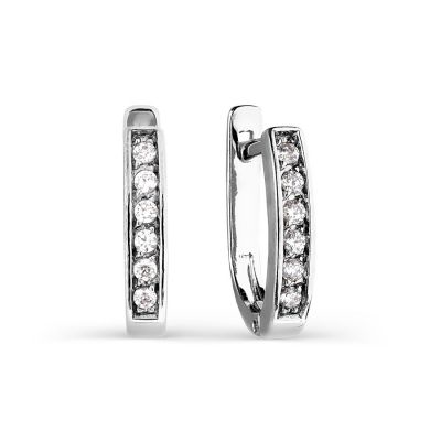 

Серьги с Swarovski Zirconia Линии Любви, Серьги Т307026338