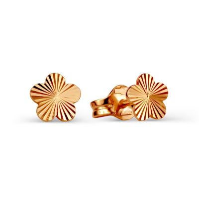 

Серьги из красного золота Линии Любви, Серьги Т100025839