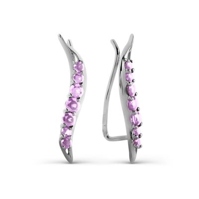 

Серьги с аметистами Линии Любви, Серьги Т301027493