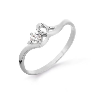 

Кольцо с Swarovski Zirconia Линии Любви, Кольцо Т302016173