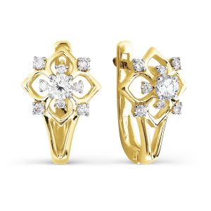 

Серьги с бриллиантами Линии Любви
