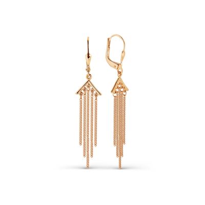 

Серьги из красного золота Линии Любви, Серьги Т100027330