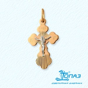 

Крестик из красного золота Линии Любви, Крестики Т13066008