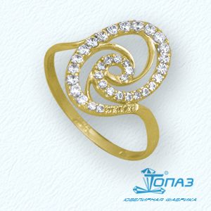 

Кольцо с фианитами Линии Любви, Кольцо Т90201748