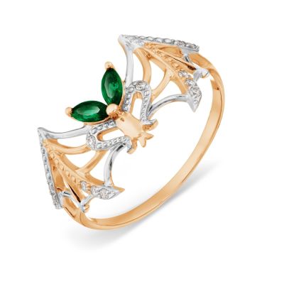 

Кольцо с Swarovski Zirconia и фианитами Линии Любви, Кольцо Т147017748