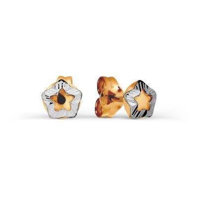 

Серьги из красного золота Линии Любви, Серьги Т140625843