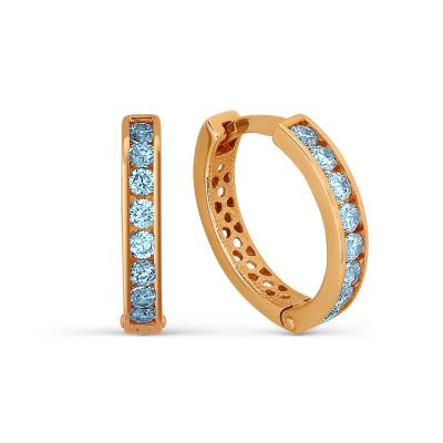 

Серьги с фианитами Линии Любви, Серьги Т102027445-02