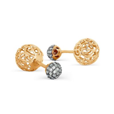 

Серьги с Swarovski Zirconia Линии Любви, Серьги Т132027483