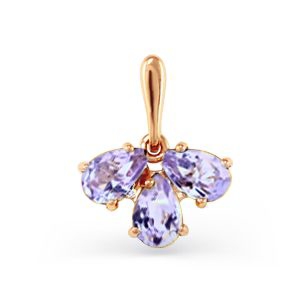 

Подвеска с аметистами Линии Любви, Подвески и кулоны Т101031860
