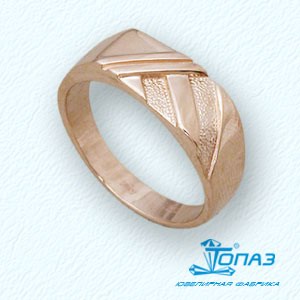 

Кольцо из красного золота Линии Любви, Кольцо 100048377