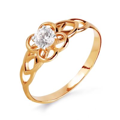 

Кольцо с Swarovski Zirconia Линии Любви, Кольцо Т142015914
