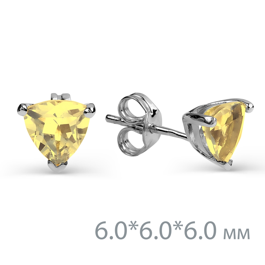 

Серьги с цитринами Линии Любви, Серьги Т301023129