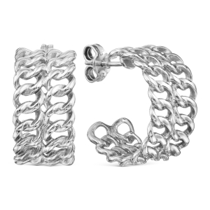

Серьги из серебра Линии Любви, Серьги Т74002Б615