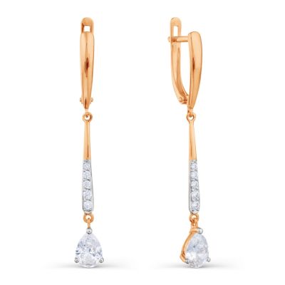 

Серьги с Swarovski Zirconia Линии Любви, Серьги Т147028818