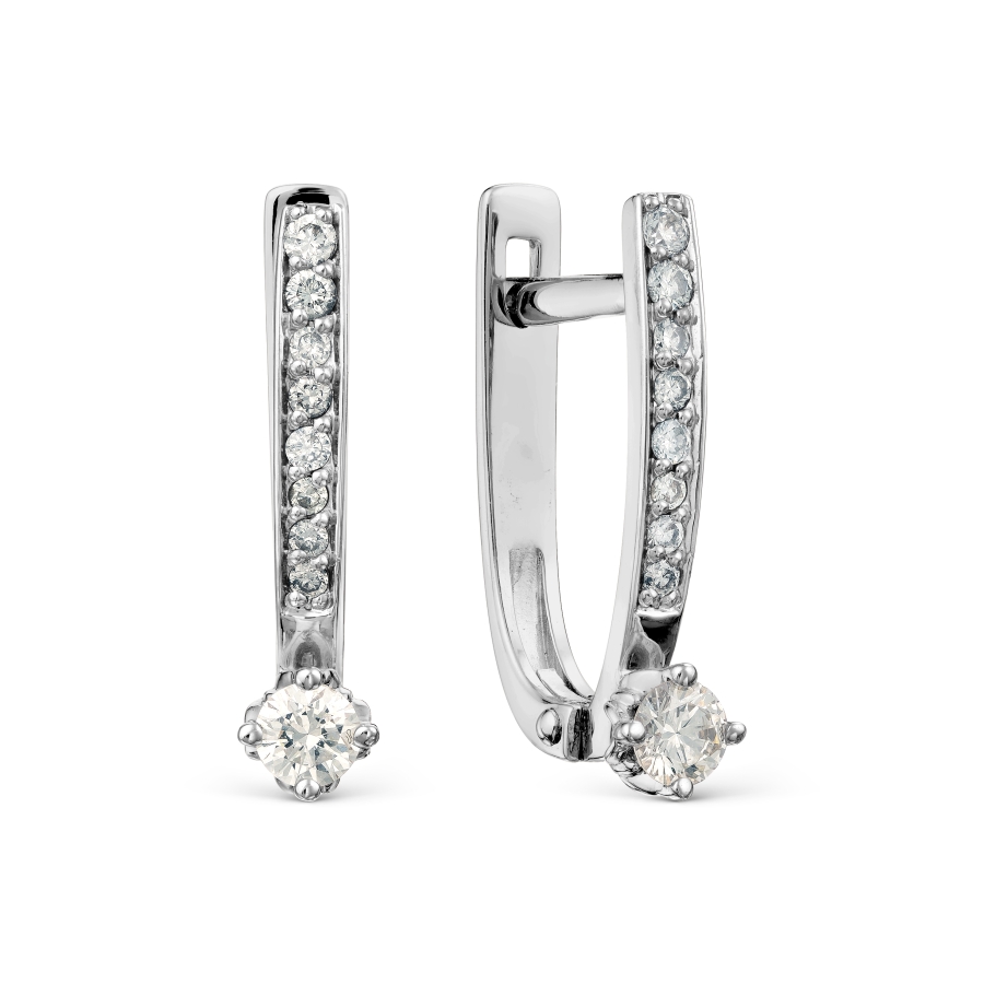 

Серьги с бриллиантами Линии Любви