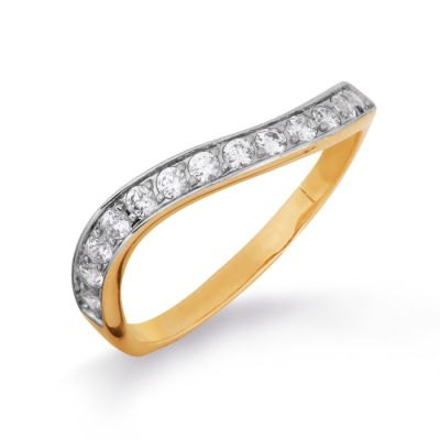 

Кольцо с Swarovski Zirconia Линии Любви, Кольцо Т147016143