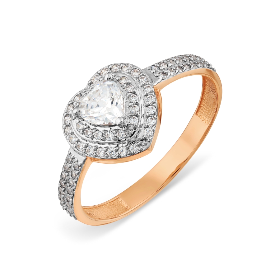 

Кольцо с Swarovski Zirconia Линии Любви, Кольцо Т147017760