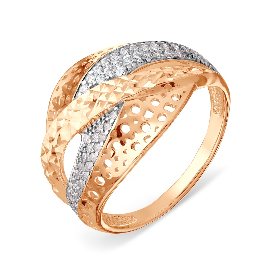 

Кольцо с фианитами Линии Любви, Кольцо Т147617444