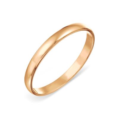 

Кольцо обручальное из красного золота Линии Любви, Кольцо Т10001009