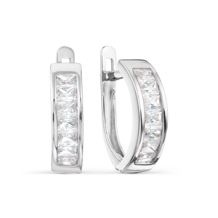 

Серьги с Swarovski Zirconia Линии Любви, Серьги Т302028203