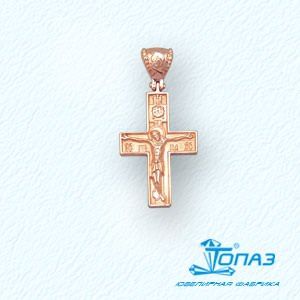 

Крестик из красного золота Линии Любви, Крестики Т10006212