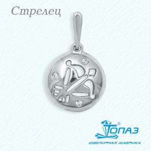 

Подвеска с фианитами Линии Любви, Подвески и кулоны Т30203962