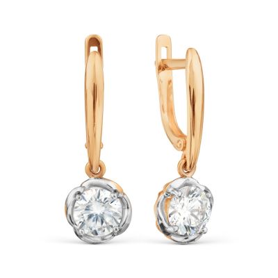 

Серьги с Swarovski Zirconia Линии Любви, Серьги Т142029335