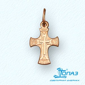 

Крестик из красного золота Линии Любви, Крестики Т10006143